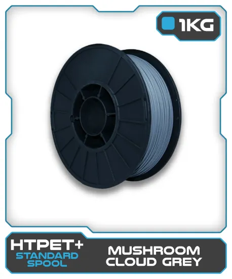 Picture of 1KG HTPET+ Filament - Mushroom Cloud Grey
