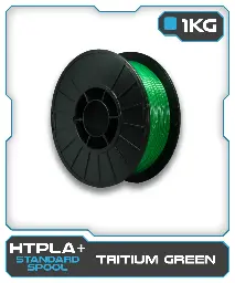 1KG HTPLA+ Filament - Tritium Green