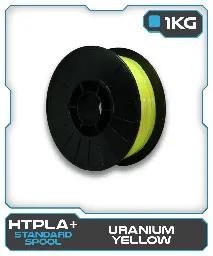 1KG HTPLA+ Filament - Uranium Yellow