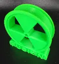 HTPLA+ Radium Green 2.0 Logo - above.webp