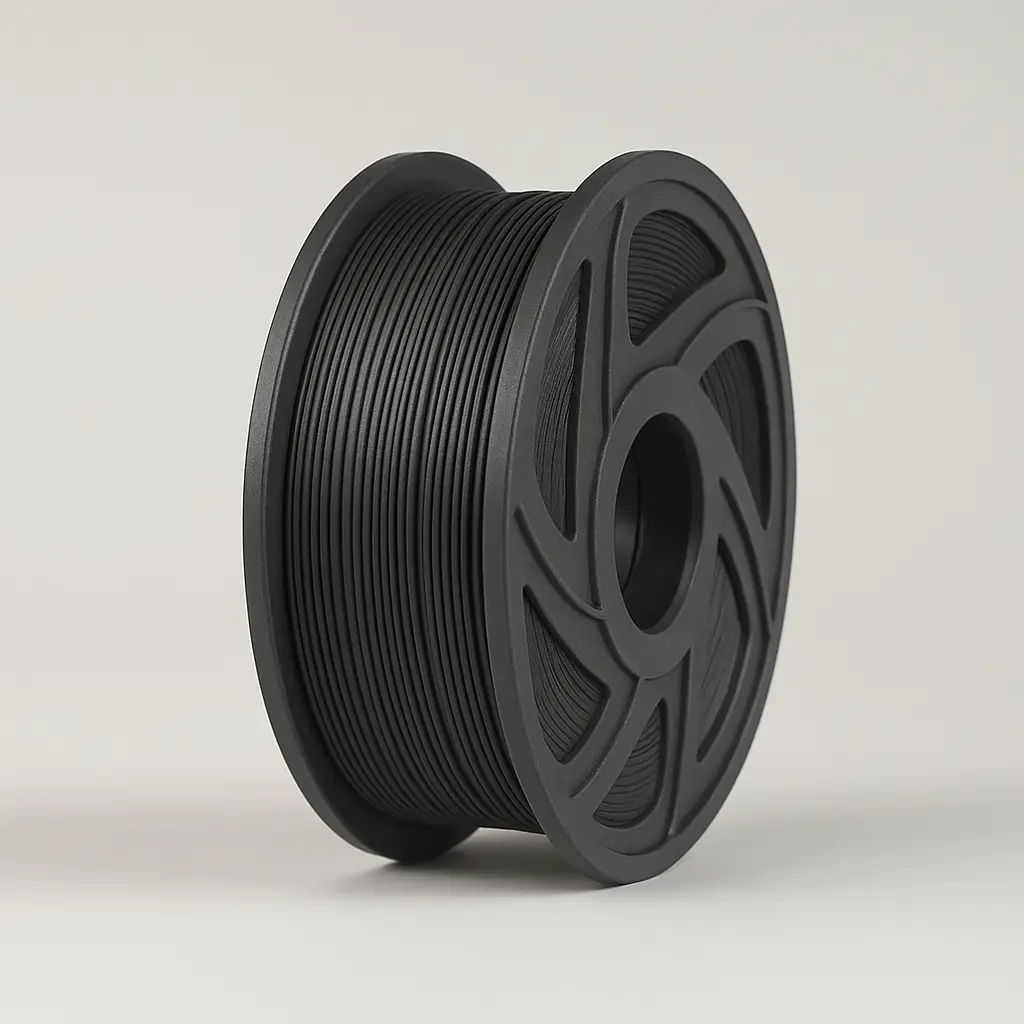 1KG ABS Matte Filament - Carbon Rod Black