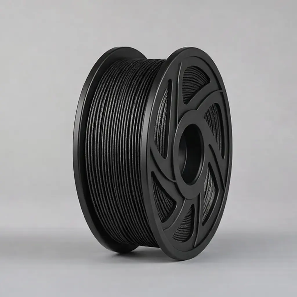 1KG HT-ABS Matte Filament - Carbon Rod Black