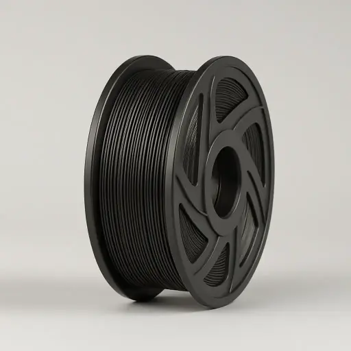 1KG Silk/Satin PLA Filament - Black Stainless