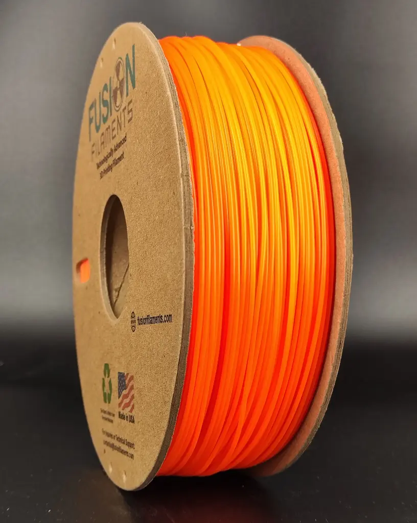 1KG ABS Gloss Filament - Radioactive Orange