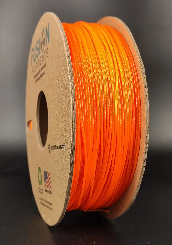 1KG HTPLA+ Filament - Alpha Particle Orange by Fusion Filaments