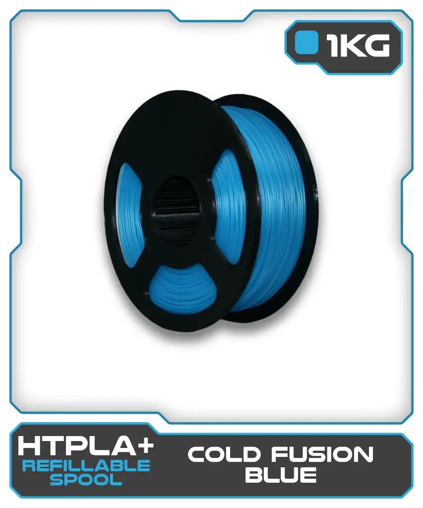 1KG HTPLA+ Filament - Cold Fusion Blue