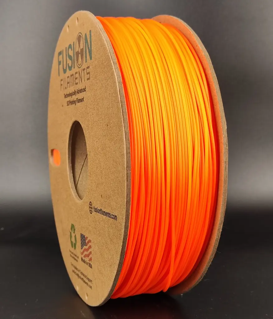 1KG ABS Matte Filament - Radioactive Orange