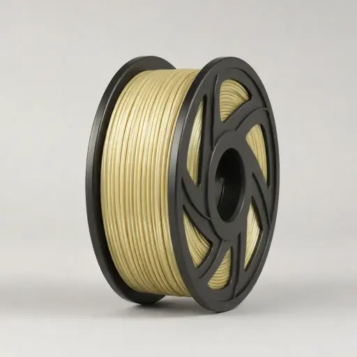 [00850076511906] 1KG Silk/Satin PLA Filament - Venetian Gold