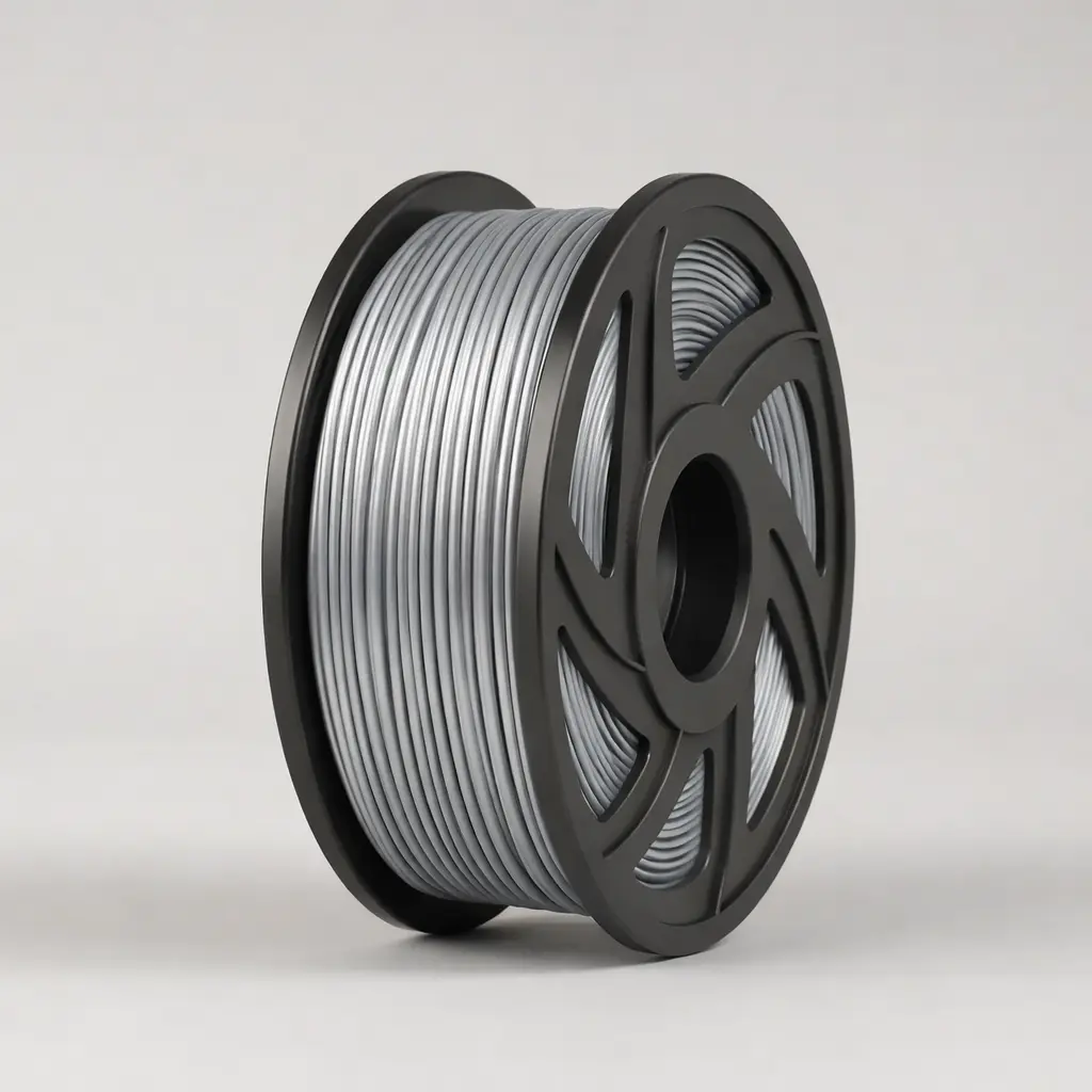 Fusion Filaments 1KG Silk/Satin PLA Filament - Titanium — 1.75mm / 1kg by Fusion Filaments