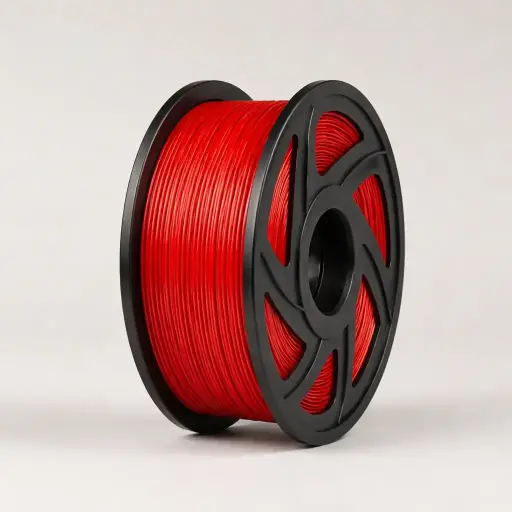 [850076511531] 1KG ABS Matte Filament - Seismic Red