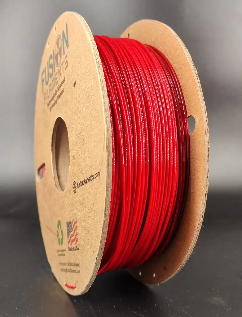 Fusion Filaments 1KG HTPET+ Filament - Seismic Red — 1.75mm / 1kg by Fusion Filaments