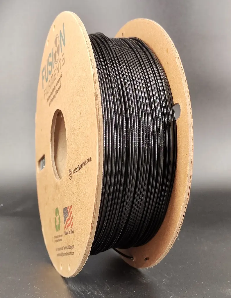 Fusion Filaments 1KG HTPET+ Filament - Carbon Rod Black — 1.75mm / 1kg by Fusion Filaments