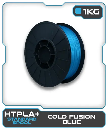 [870175CFB-G1P] 1KG HTPLA+ Filament - Cold Fusion Blue