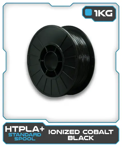 [870175ICB-G1P] 1KG HTPLA+ Filament - Ionized Cobalt Black