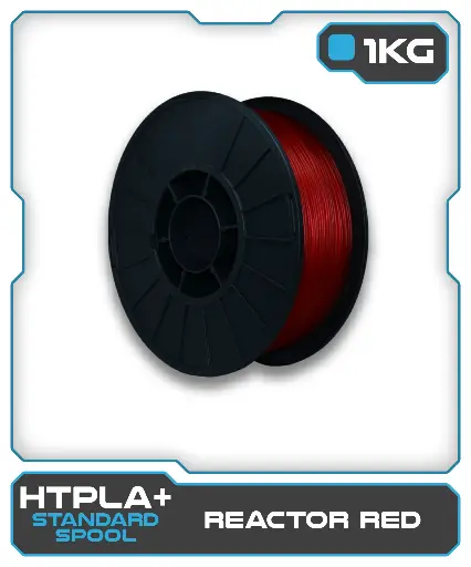 [870175RR-G1P] 1KG HTPLA+ Filament - Reactor Red